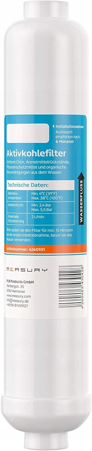Measury Osmosis Aquarium 190 l/day reverse osmosis system EAN (GTIN) 4260483430442