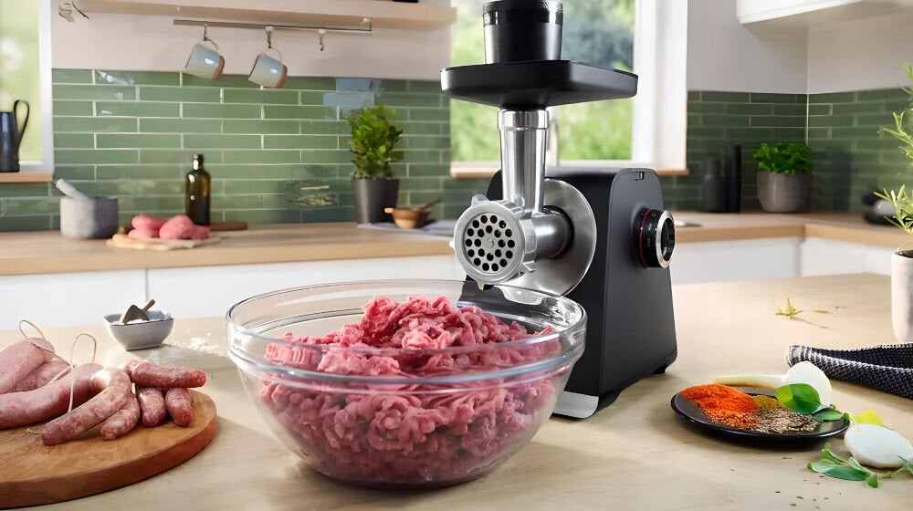 Meat grinder BOSCH MFWS642B Dominant color black