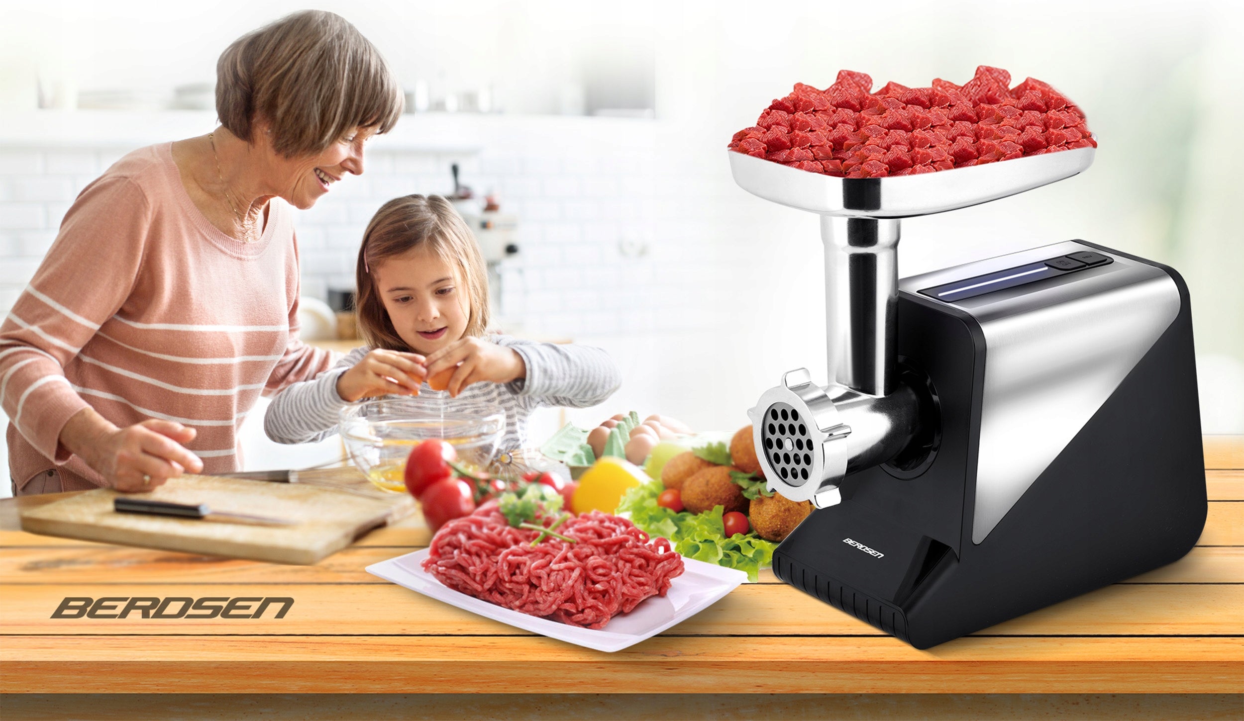 Meat grinder Berdsen vegetable shredder Manufacturer code 360200