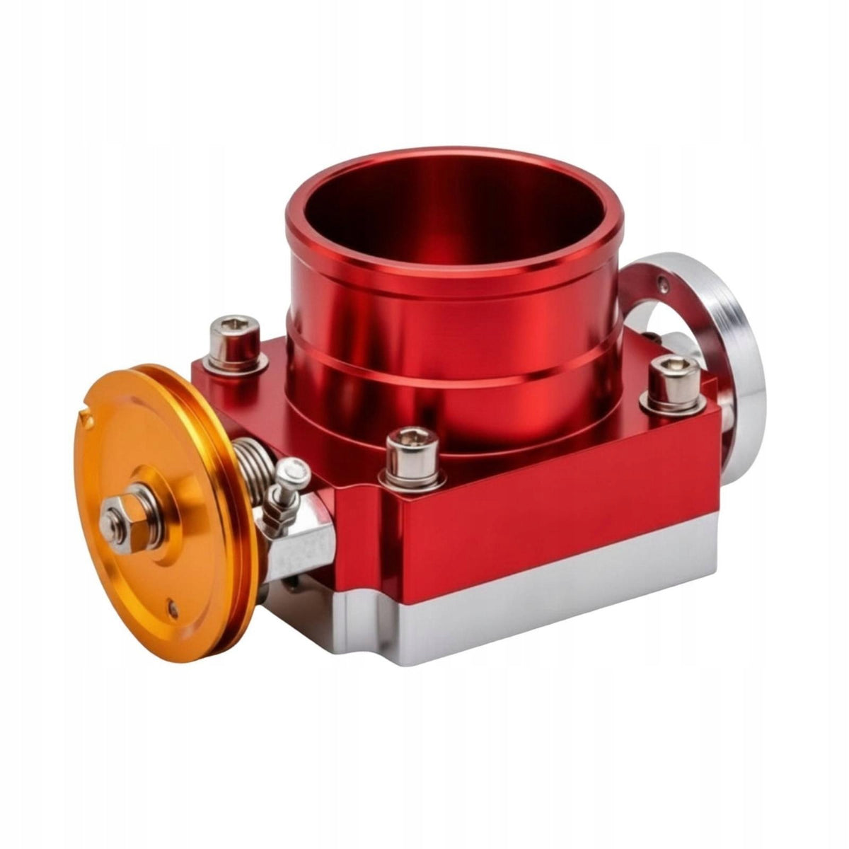 Mechanical Throttle Body Direct Replacement Throttle Body Assembly 80MM Red