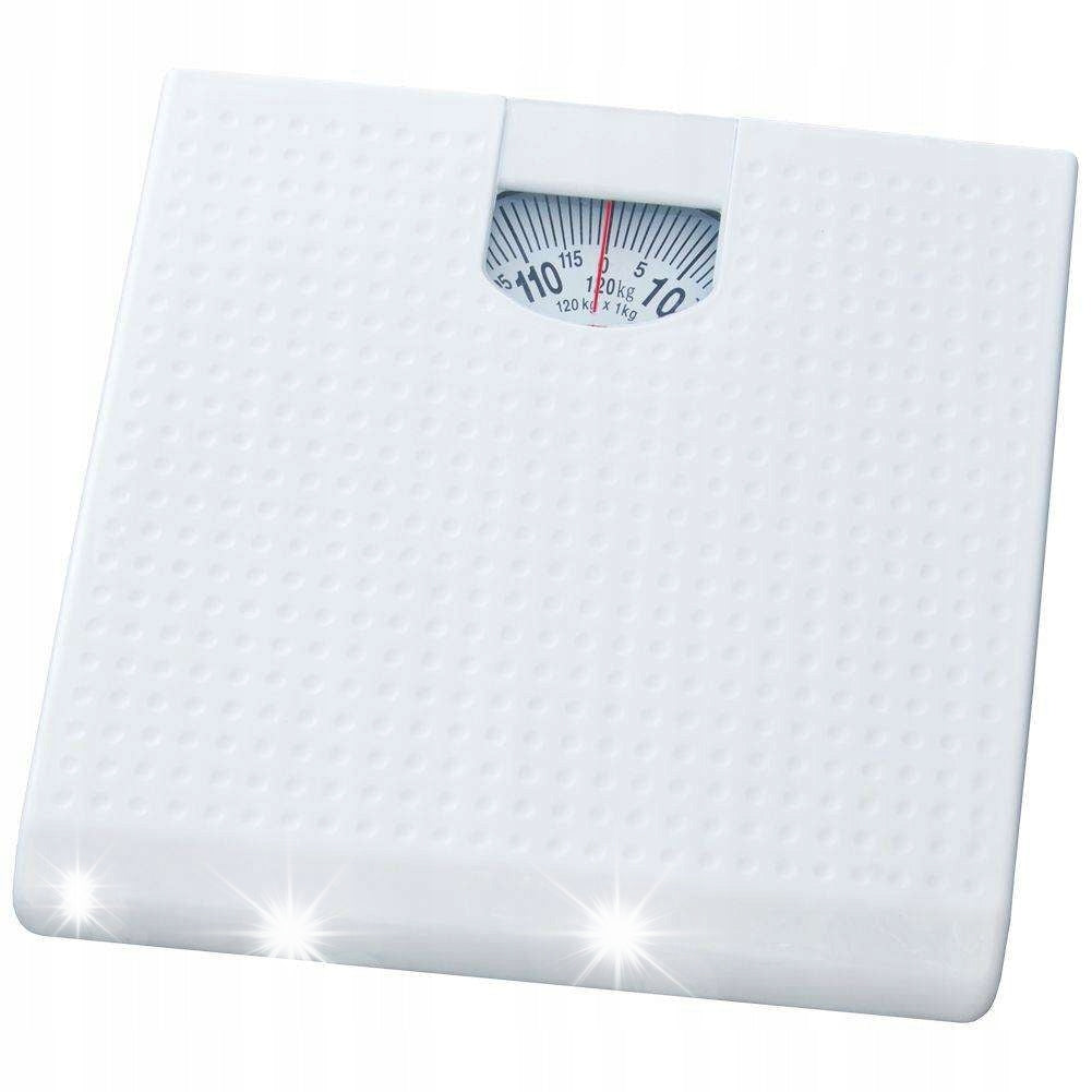 Mechanical bathroom scale 120kg white ORION 130587