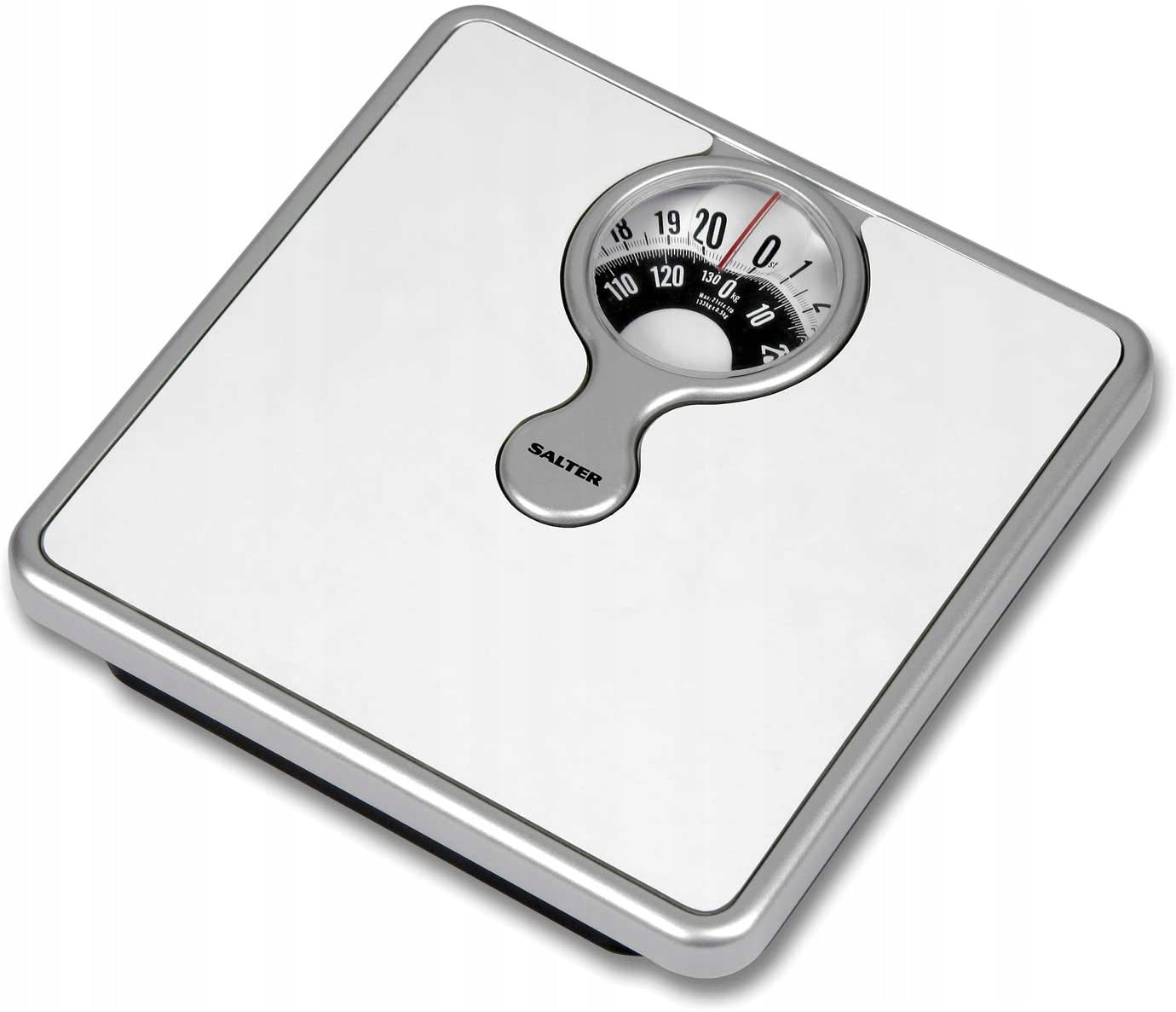 Mechanical bathroom scale Stylish Salter 484 WHDR up to 133 kg white 1 pc Packaging status original
