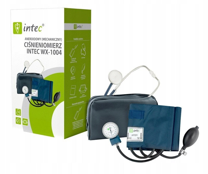 Mechanical clock blood pressure monitor with stethoscope Intec WX 1004 - 1pcs