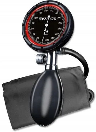 Mechanical shoulder blood pressure monitor GD102 Rossmax with stethoscope and case Packaging status original