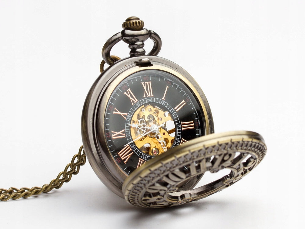 Mechanical watch, on chain BE ON TIME - Gift +Box