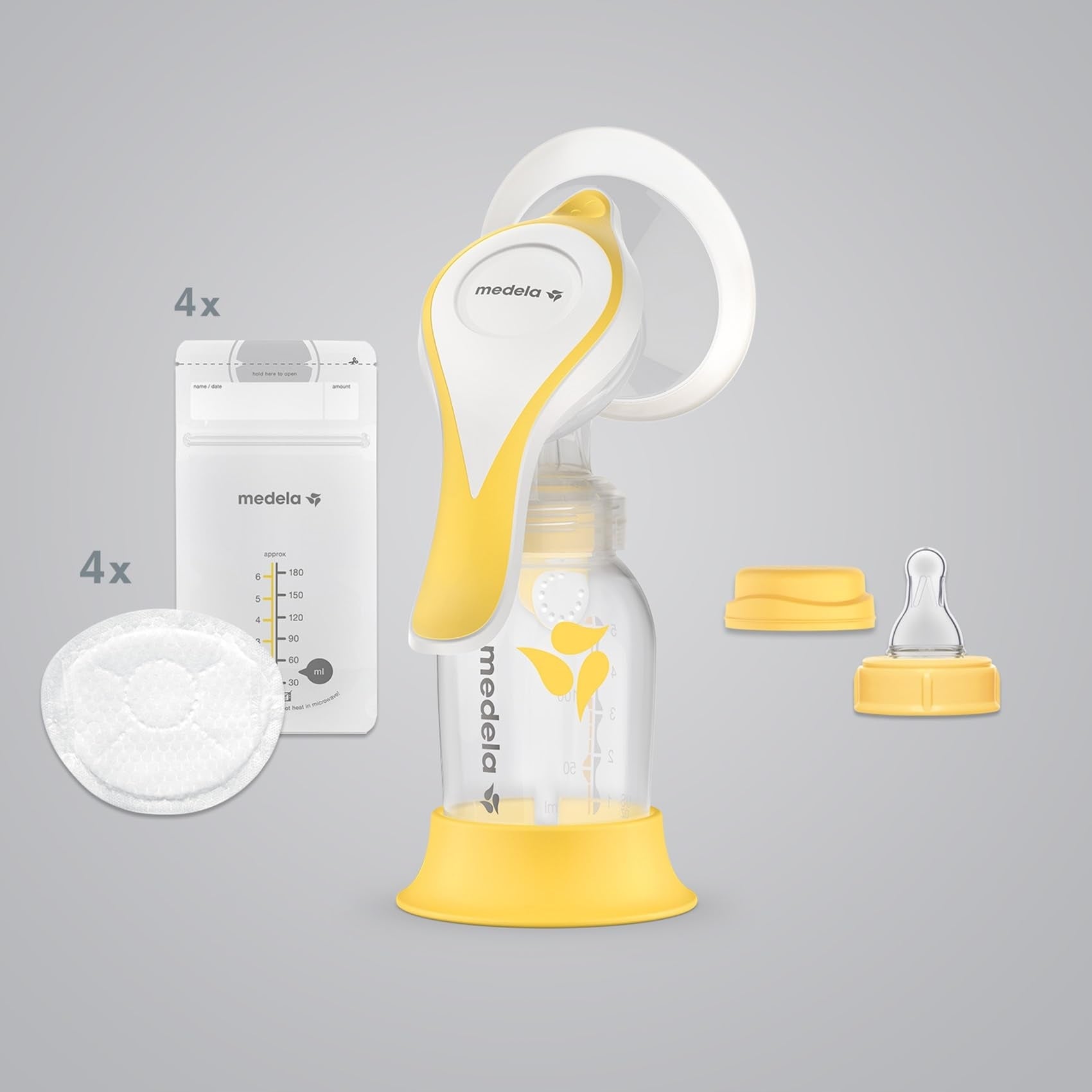 Medela Harmony manual breast pump, model 101041151, 2-Phase Expression, Medical device yes