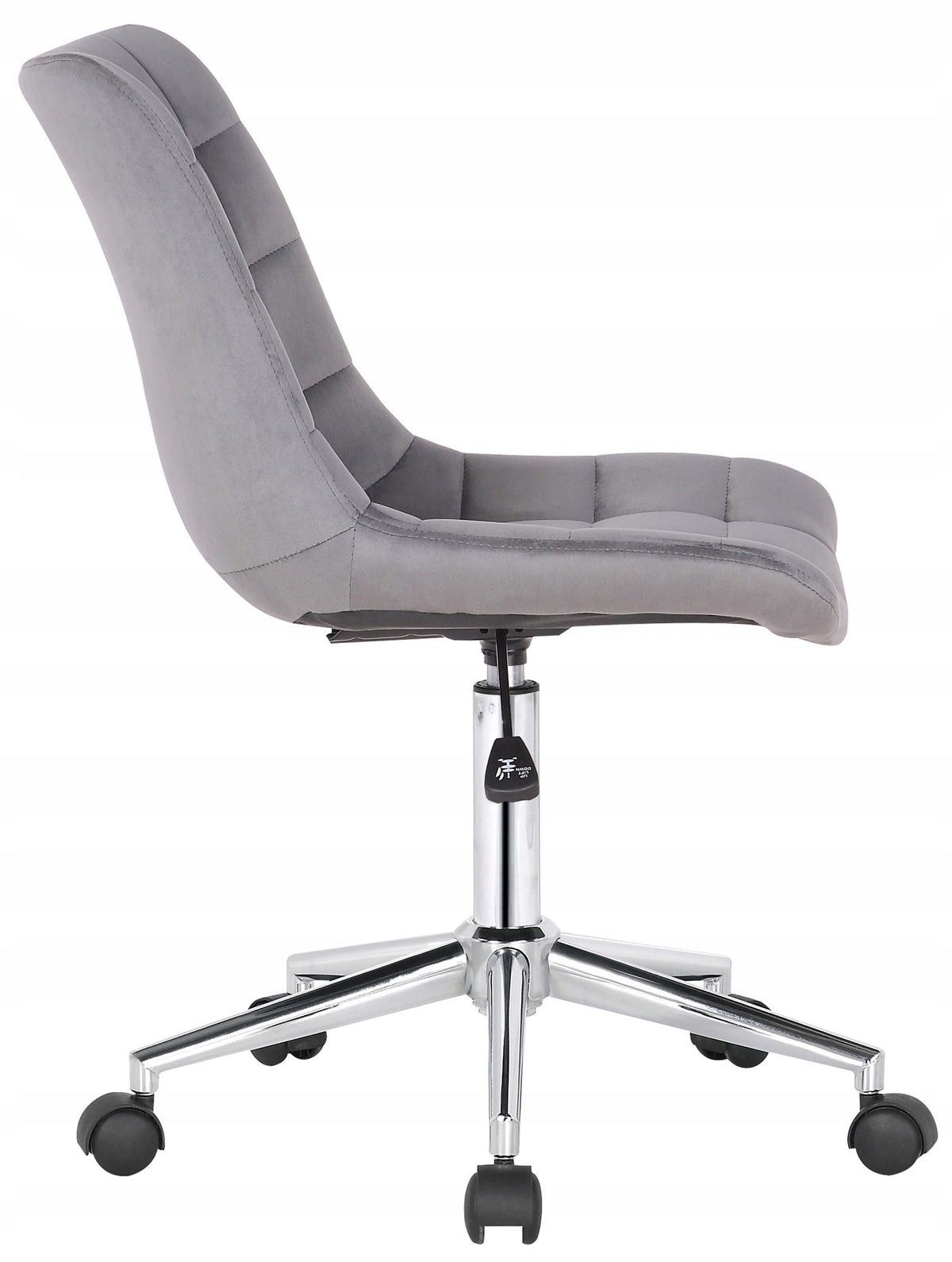 Medford welur office chair, grey Brand Welur