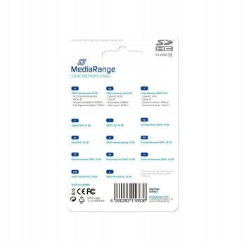 MediaRange 16GB SDHC Class 10 SD Card