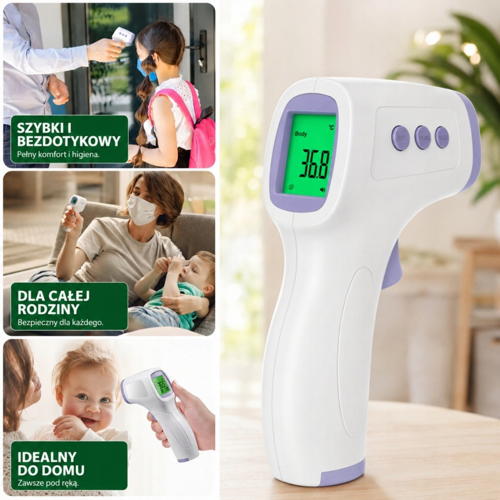 Medical Thermometer Electronic Non-Contact Infrared LASER LCD SCREEN Medical device no