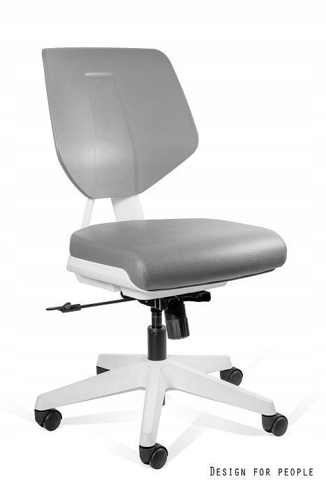 Medical swivel chair KADEN LOW grey UNIQUE