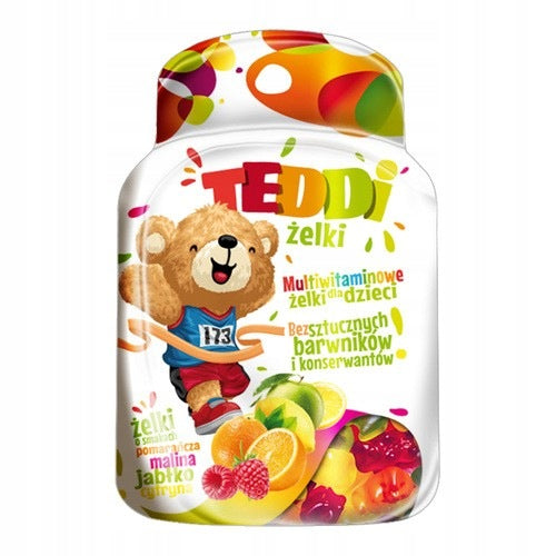 Medifar Teddi, multivitamin gummies, multifruit flavour, 60 pcs.