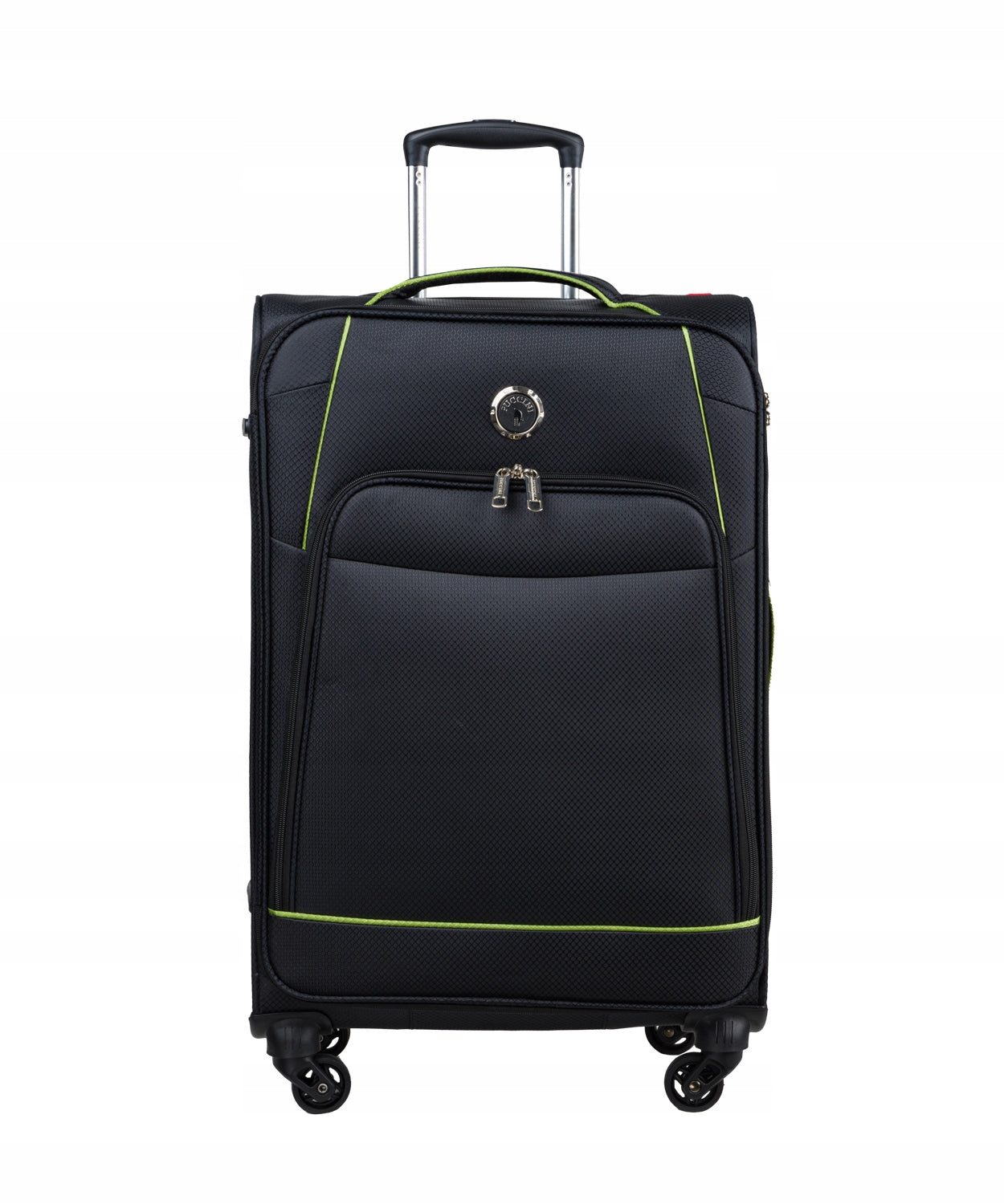 Medium Travel Material Suitcase On Wheels PUCCINI Black EM50450B 1 Packaging status original