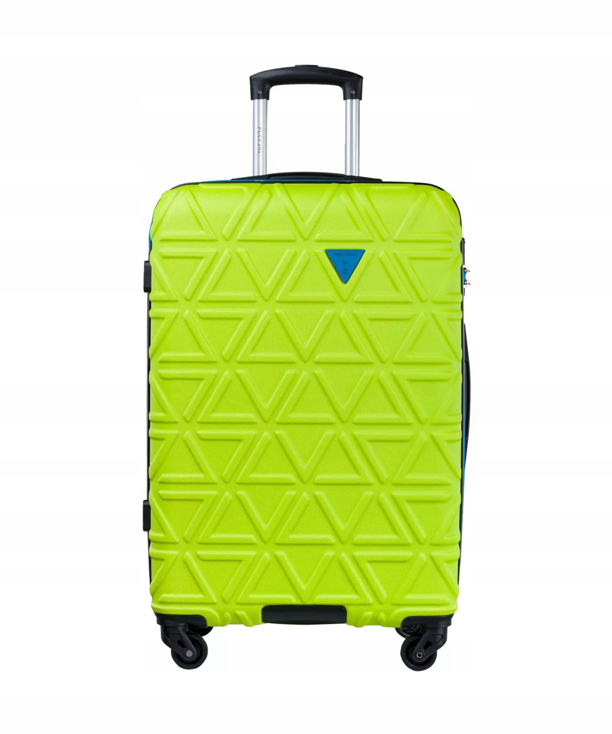Medium Travel Suitcase On Wheels Hard ABS PUCCINI Lime ABS018B 5B Packaging status original