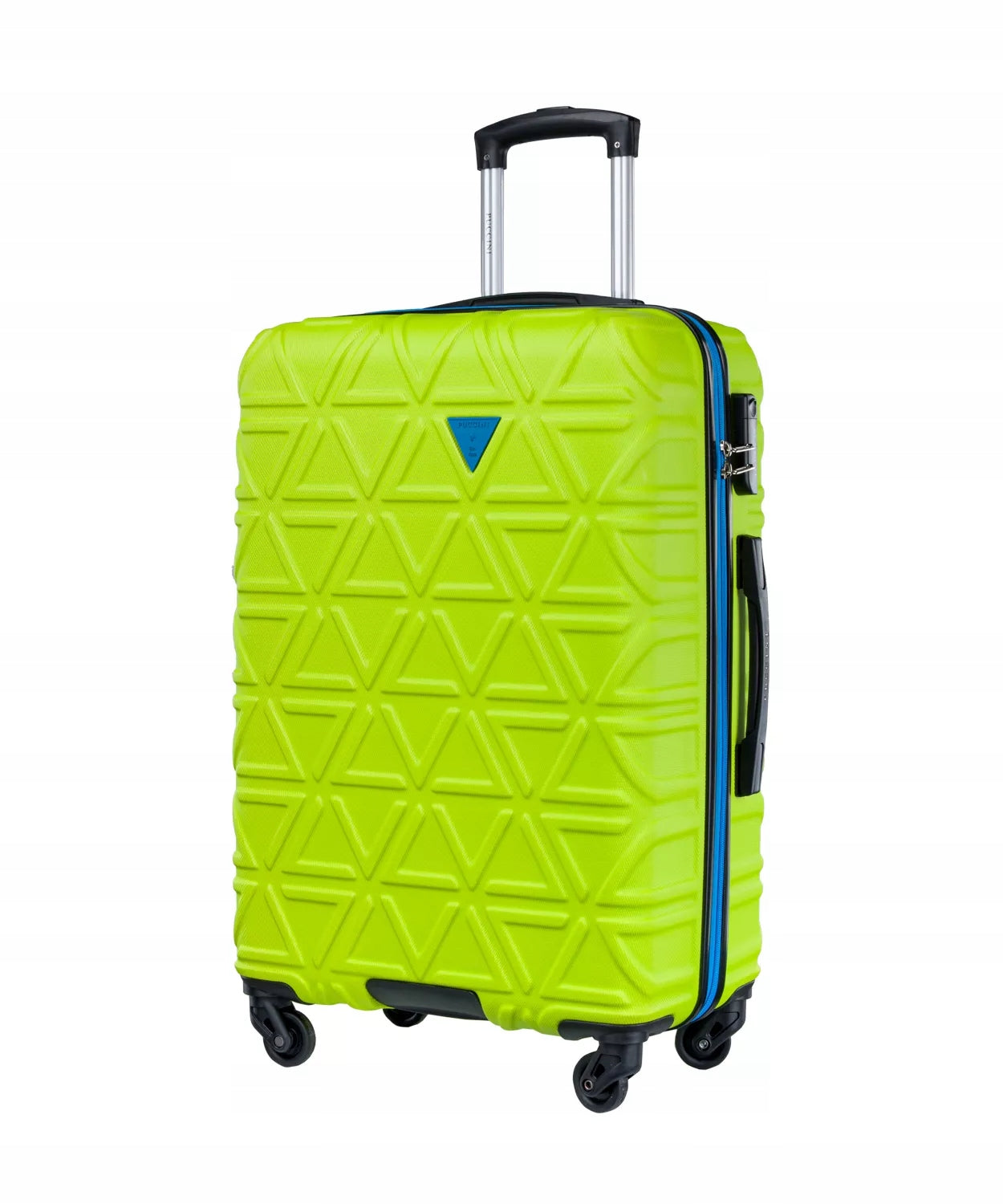 Medium Travel Suitcase On Wheels Hard ABS PUCCINI Lime ABS018B 5B
