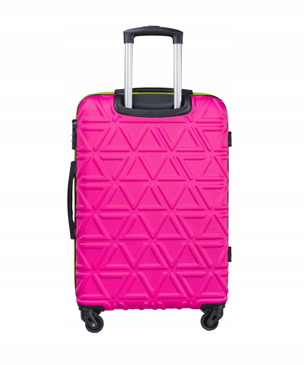 Medium Travel Suitcase On Wheels Hard ABS PUCCINI Pink ABS018B 3A Manufacturer code ABS018B 3A