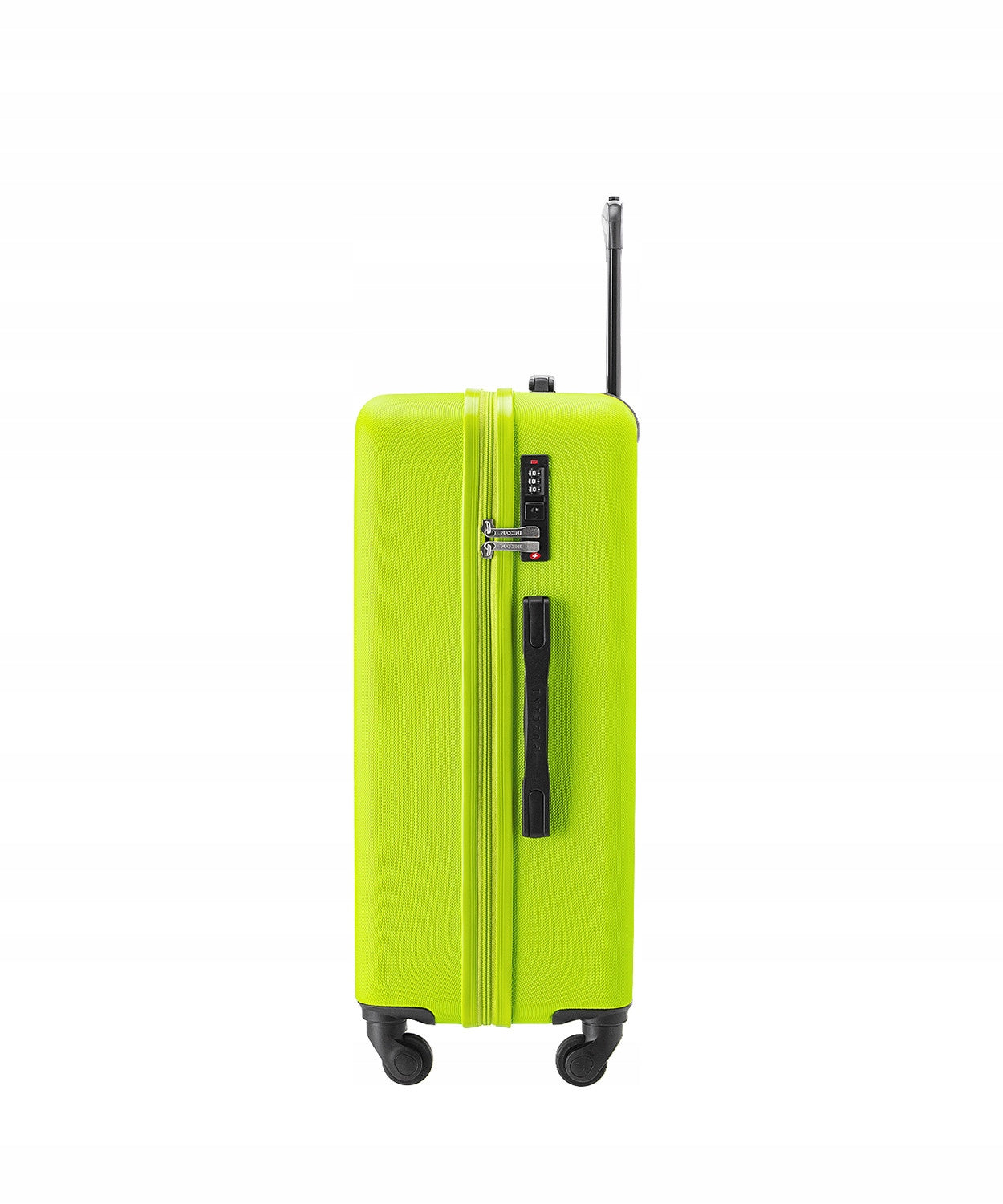 Medium Travel Suitcase On Wheels Hard PUCCINI ABS Lime ABS021B-5B Brand PUCCINI