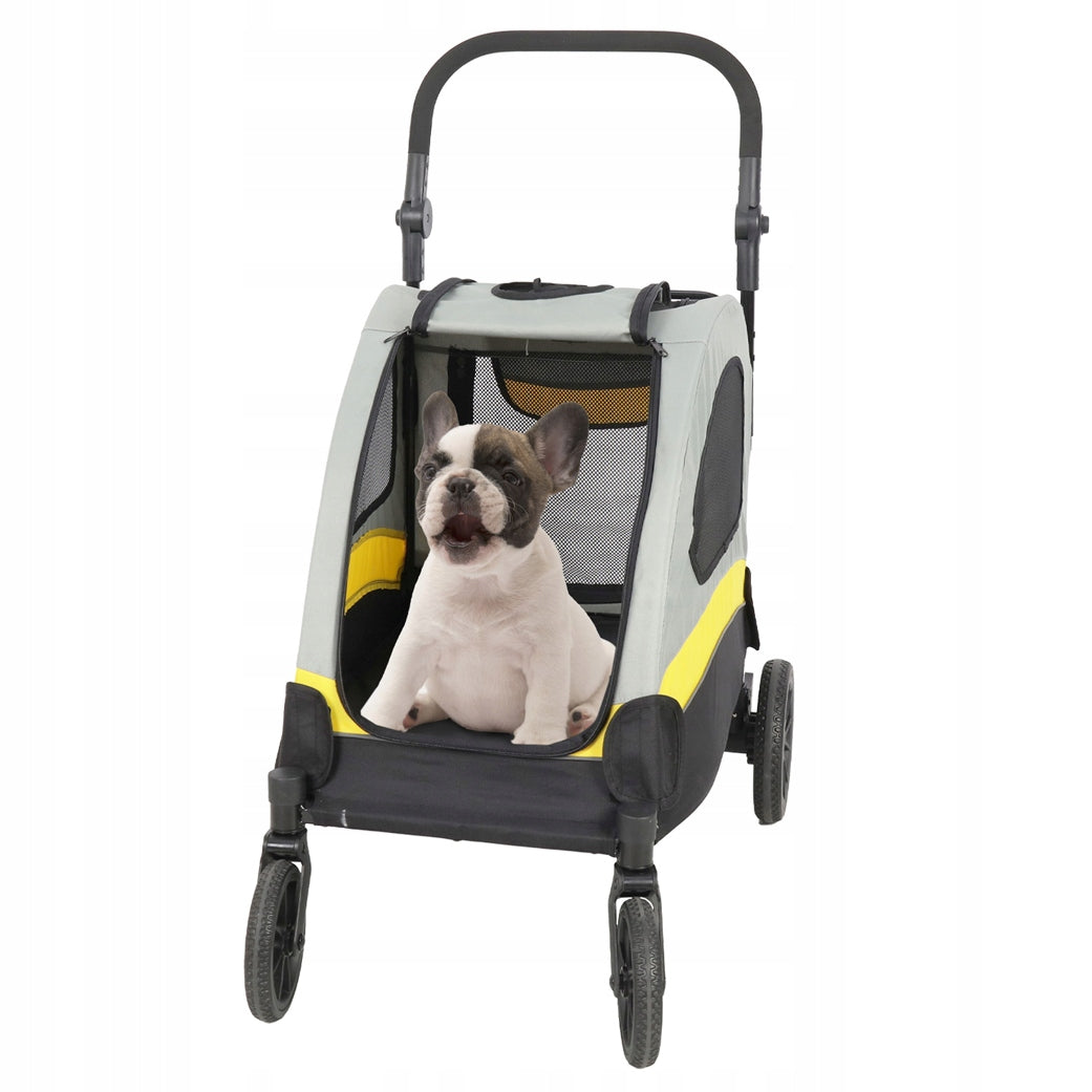 Medium stroller cat dog transporter up to 20 kg 4 wheels