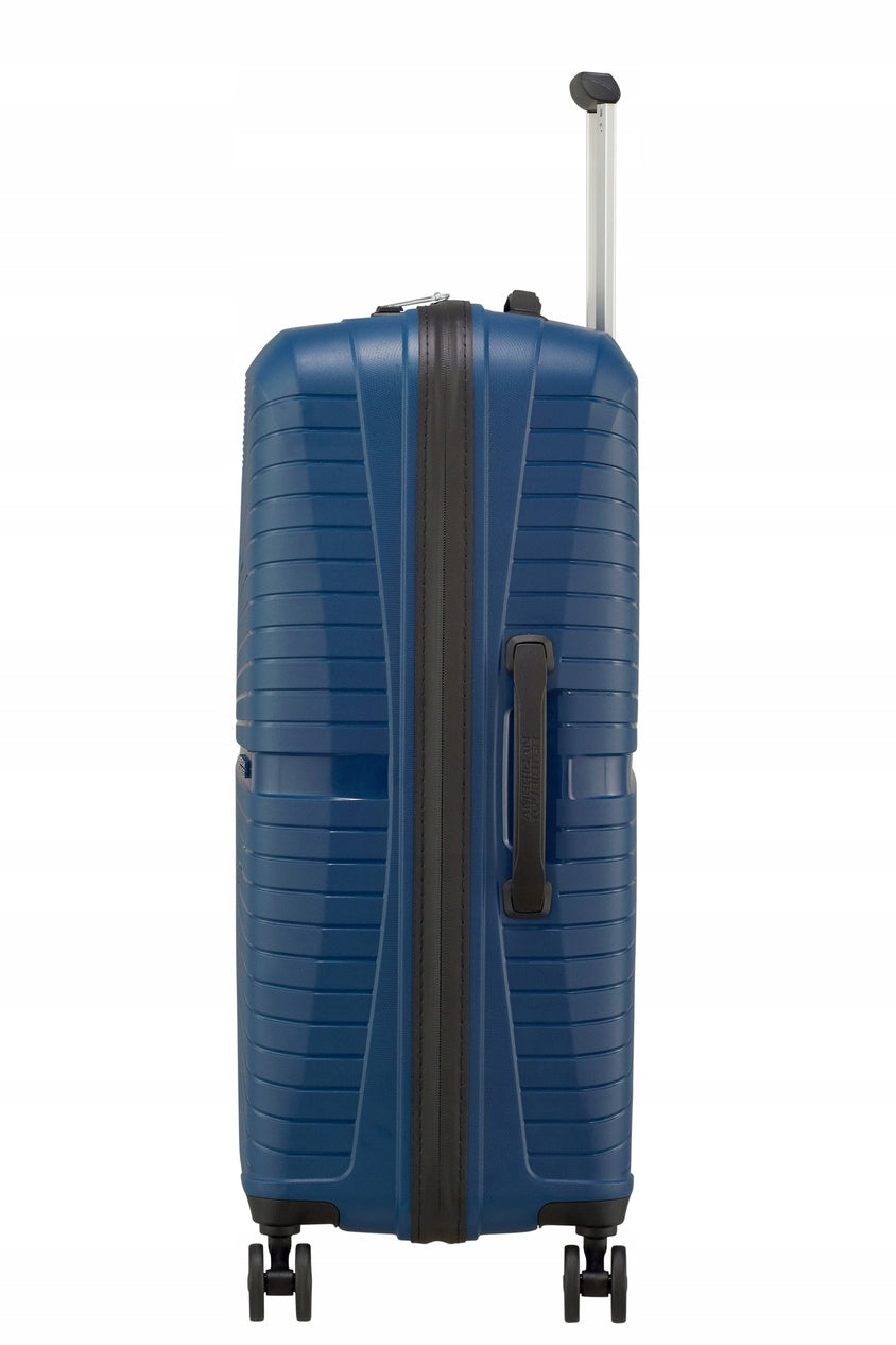 Medium suitcase American Tourister Airconic 67cm navy polypropylene TSA Depth (shorter edge) 26 cm
