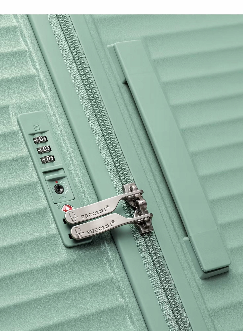 Medium suitcase Puccini Monte Carlo - green Model Monte Carlo Collection