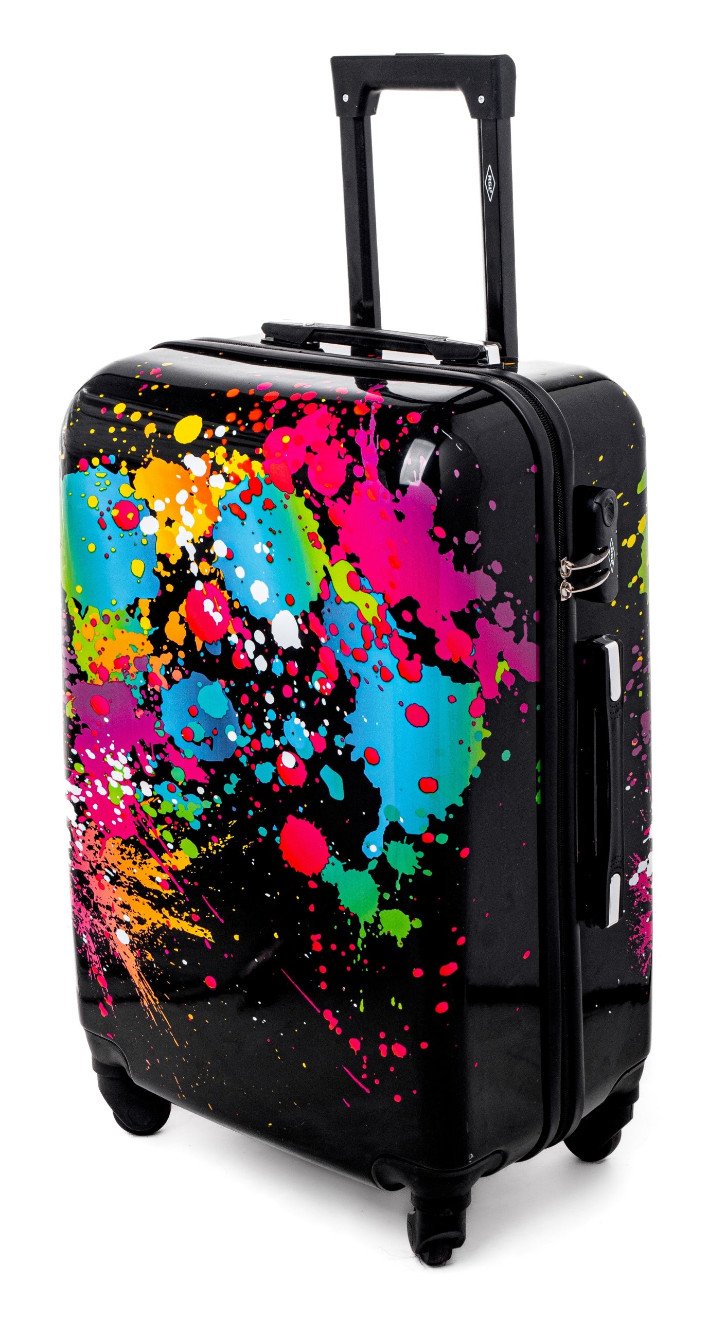 Medium suitcase TRAVEL BAG ON WHEELS HIKING ABS XL Width (longer edge) 44 cm