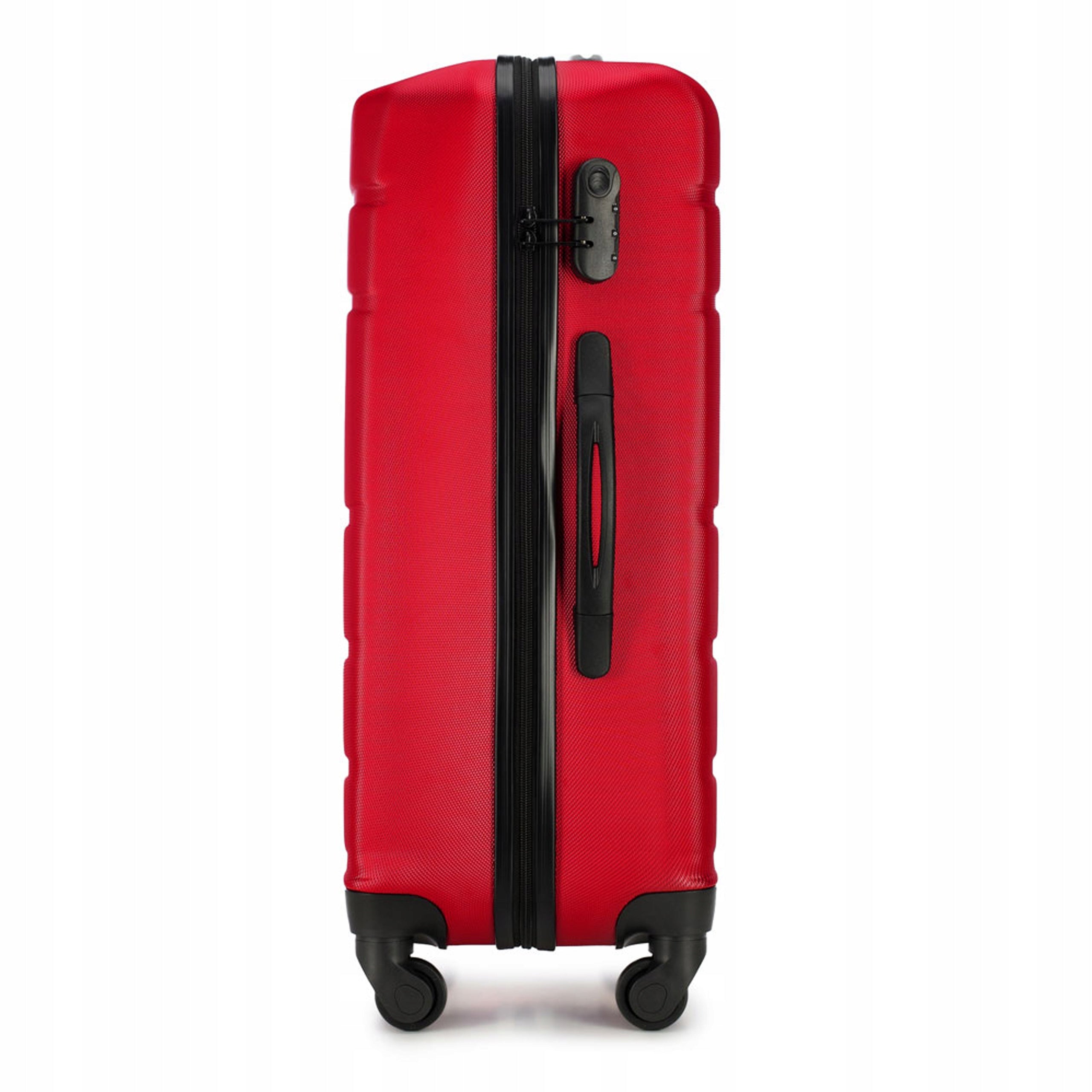Medium suitcase WITTCHEN Globe Line 56-3A-652-35 red Brand WITTCHEN