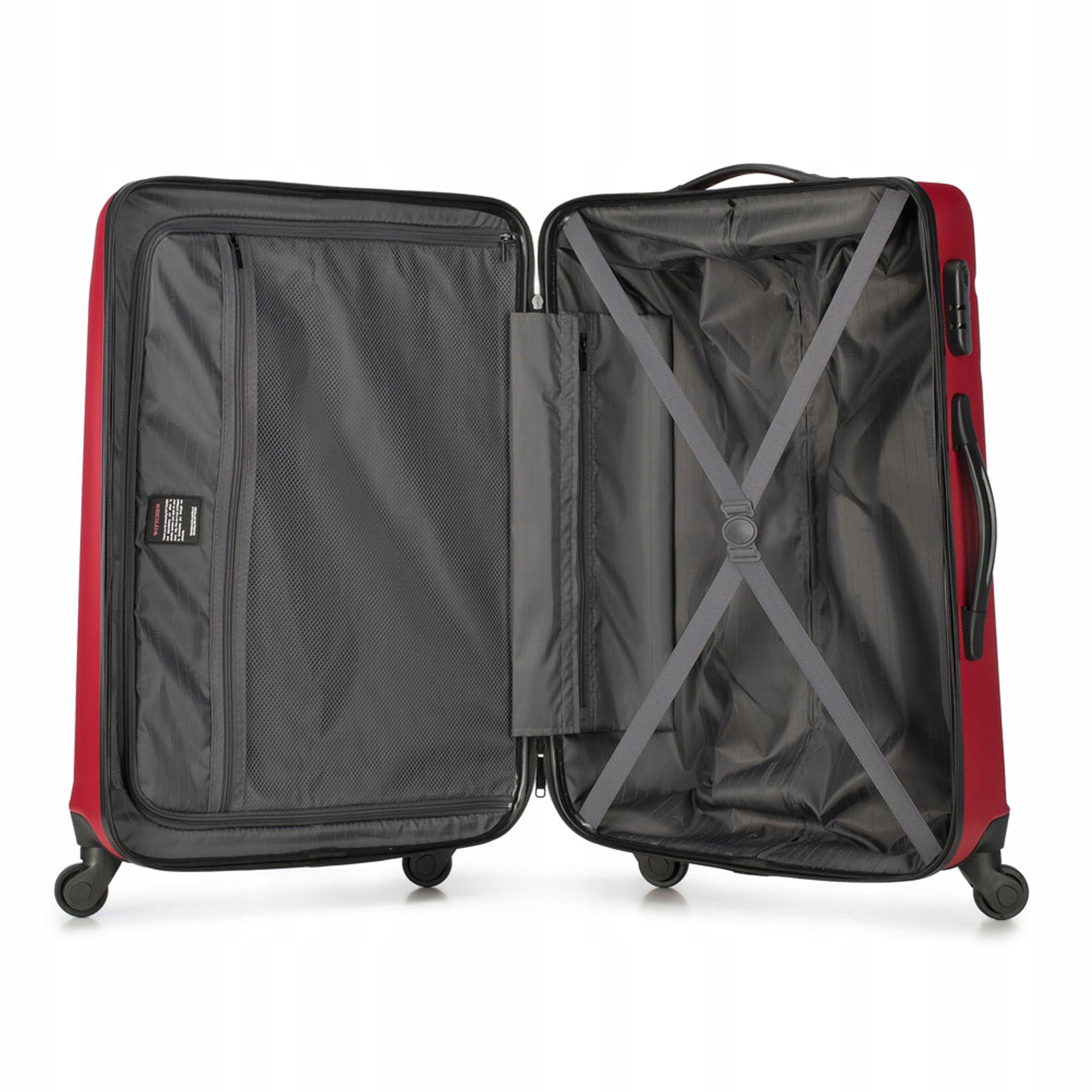 Medium suitcase WITTCHEN Globe Line 56-3A-652-35 red Width (longer edge) 46 cm