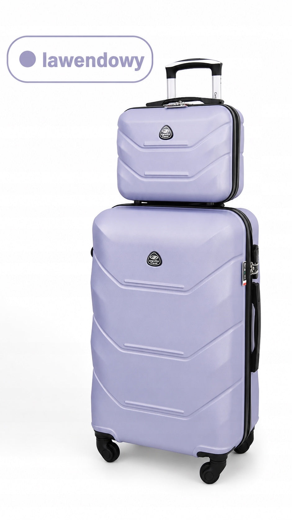 Medium suitcase + chest set Gravitt 950 ABS wheels 360 combination lock Brand Gravitt