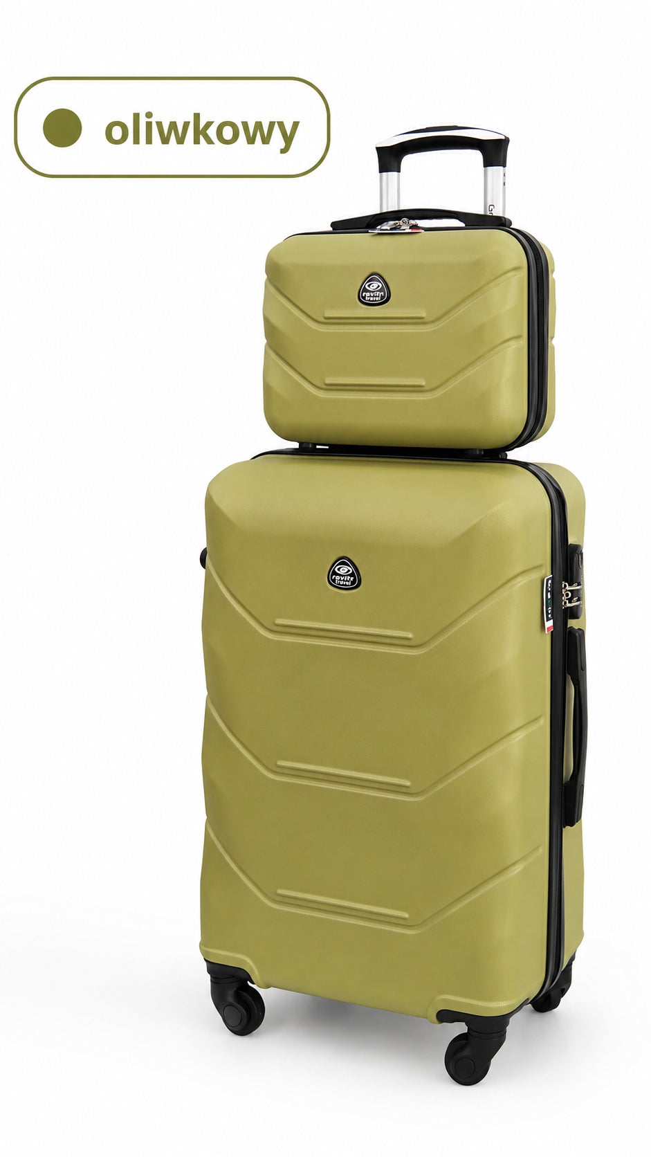Medium suitcase + chest set Gravitt 950 ABS wheels 360 combination lock Manufacturer code 950/2w1SK/MIX