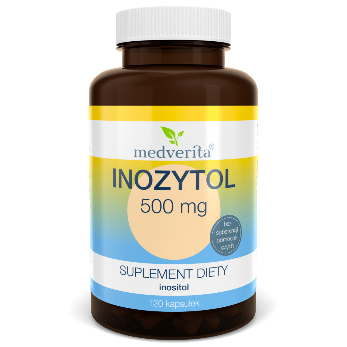 Medverita INOSITOL 500 mg 120 kaps. MEMORY STRESS INSOMNIA PEACE OF NERVE