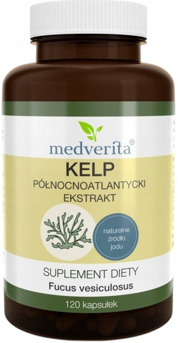 Medverita Kelp 120 capsules Natural iodine Healthy skin