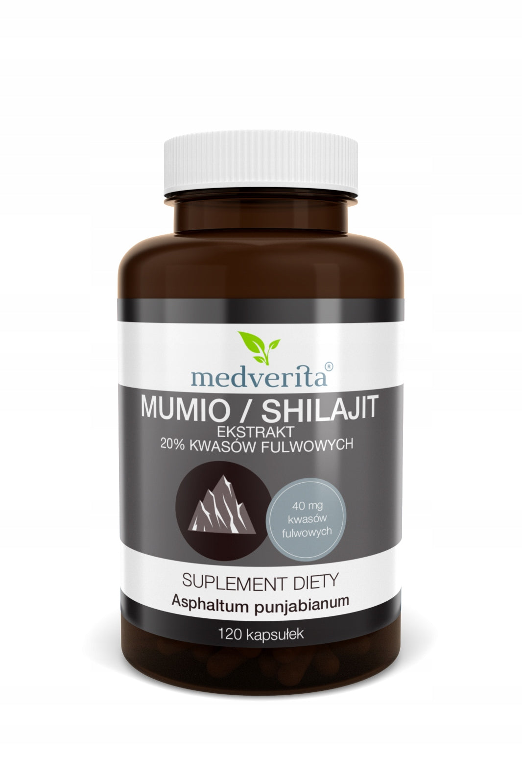 Medverita Mumio Shilajit 120 capsules