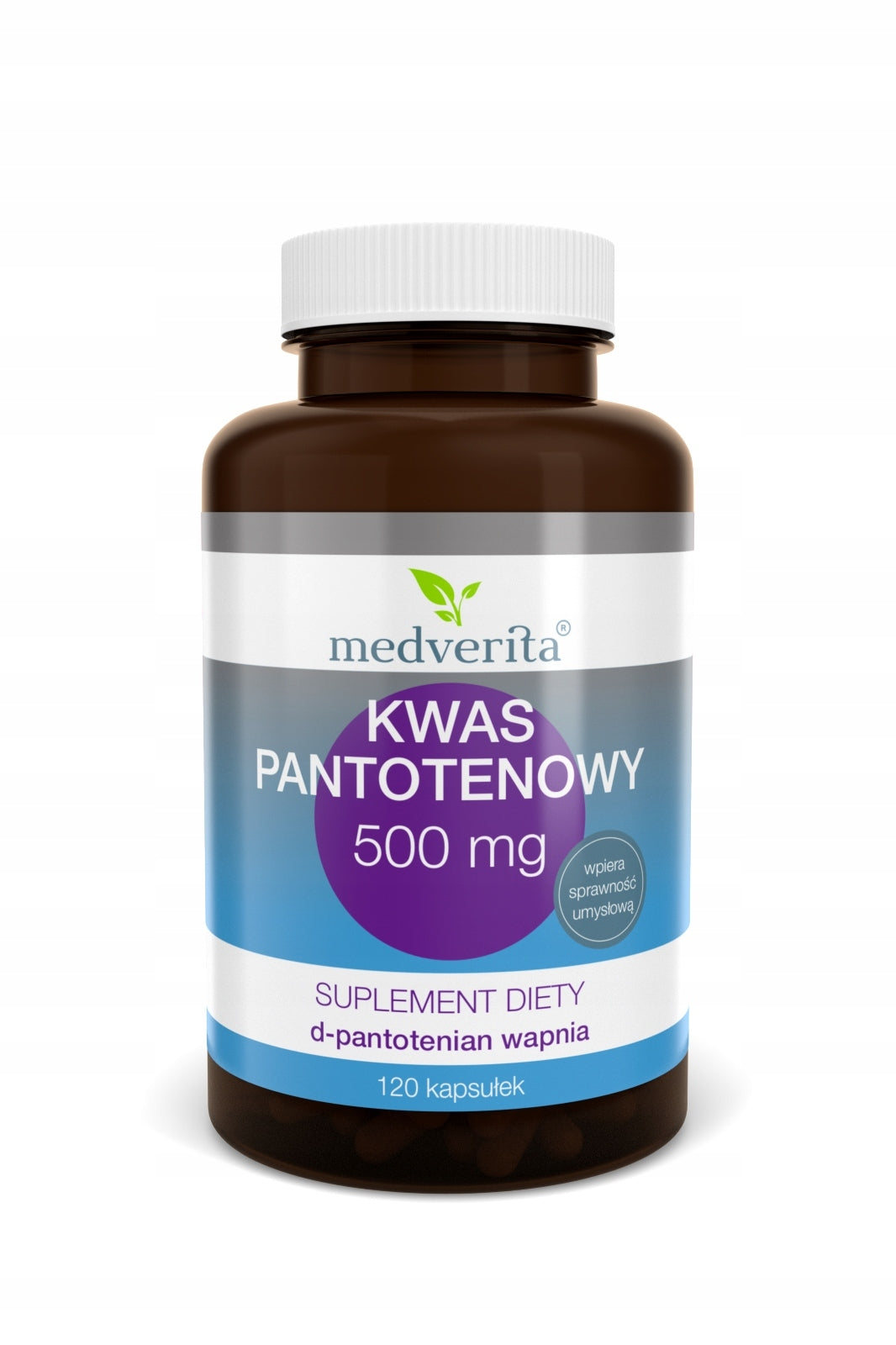Medverita Pantothenic acid 200 mg 180 capsules