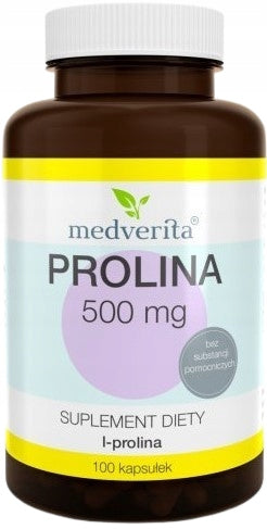 Medverita Proline 500 mg 100 capsules Healthy joints Skin hydration