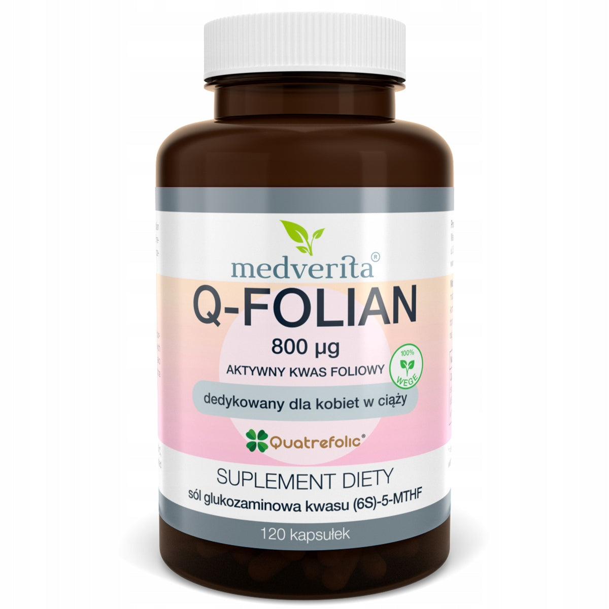 Medverita Q-Folian 800 ug pregnancy 120 capsules