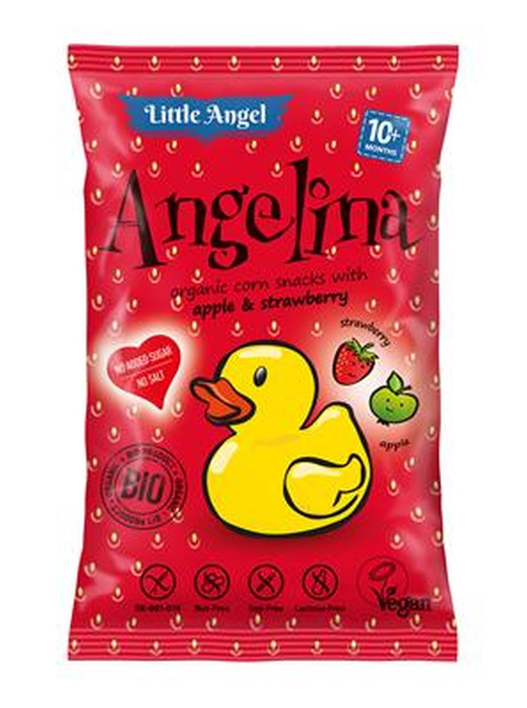 Mega Set of Chips 10x BIO Corn Crisps Little Angel 30 g 7 m+ Brand Little Angel