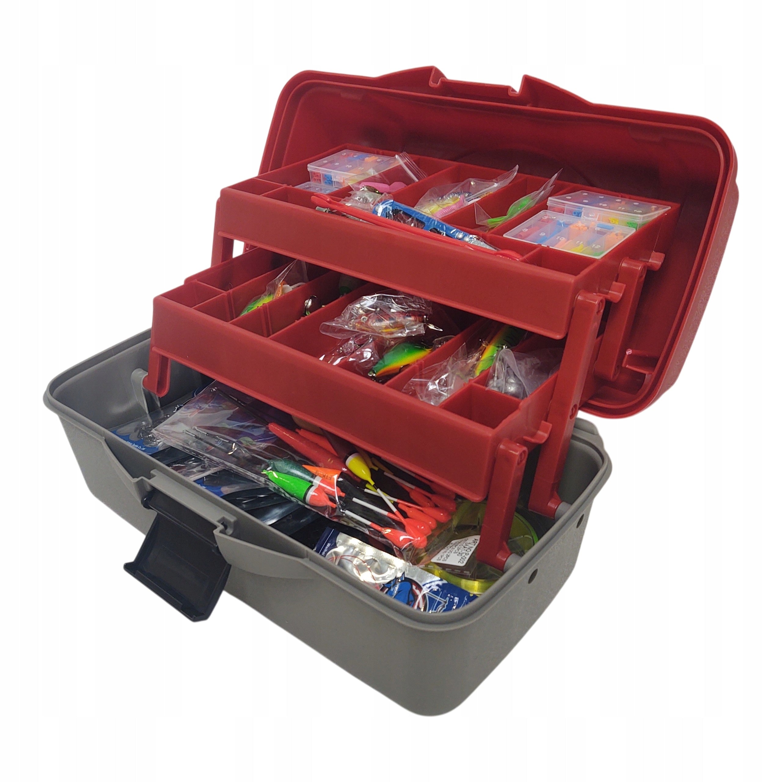 Mega large fishing box fishing set 429e float spinning gift Brand no brand