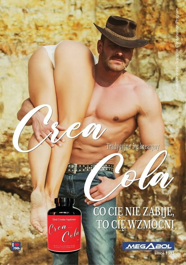 Megabol Crea Cola 225g - creatine malate + alkaline creatine Expiration date at least 1 year from the date of purchase