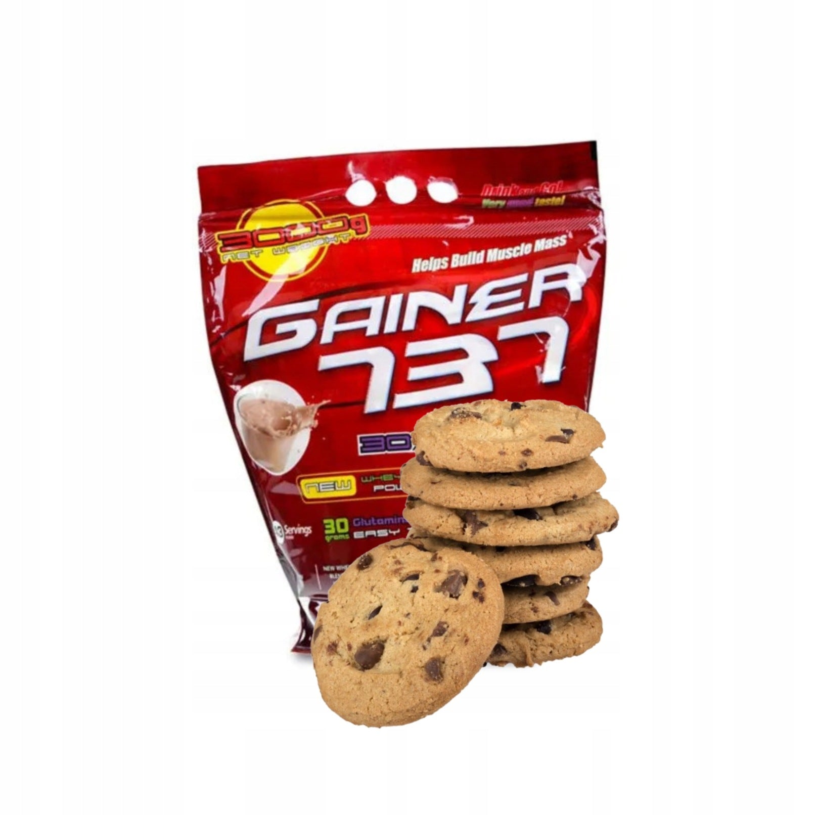 Megabol Gainer 737 3000 g Shortbread Cookie Protein Conditioner WPI WPC Mass