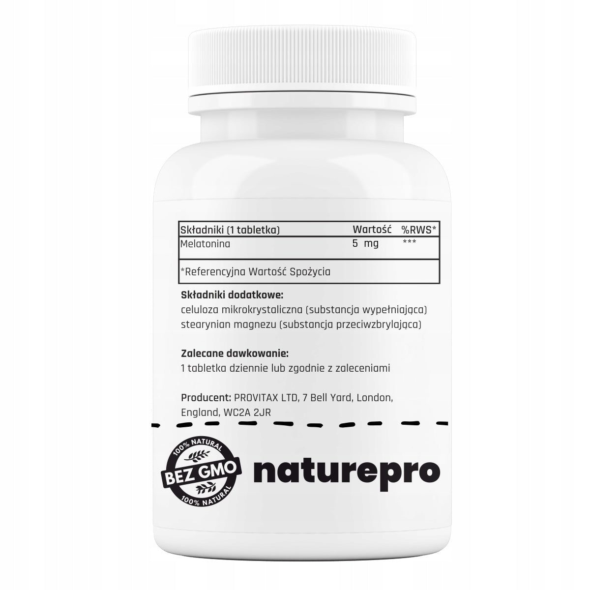 Melatonin 5 mg SEN and REGENERATION 360 tablets HIGH DOSE NaturePro Brand naturePRO