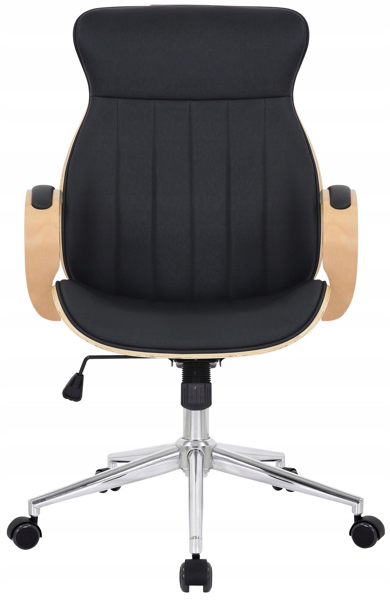 Melilla office chair eco leather, nature/black Brand CLP