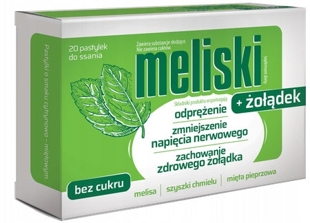 Meliski + stomach 20 lozenges
