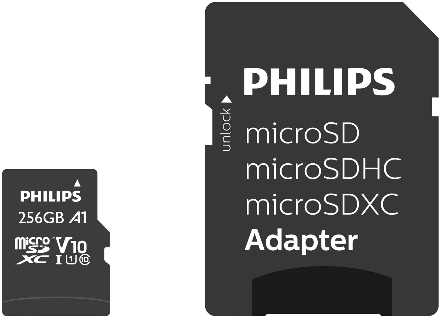 Memory Card PHILIPS Class SDXC 256GB + Adapter Manufacturer Philips