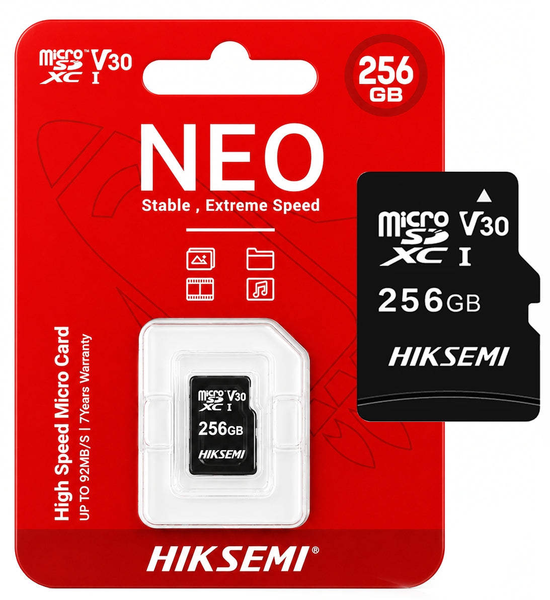 Memory card 256GB for HS-TF-C1/256GB NEO HikSemi by Hikvision cameras
