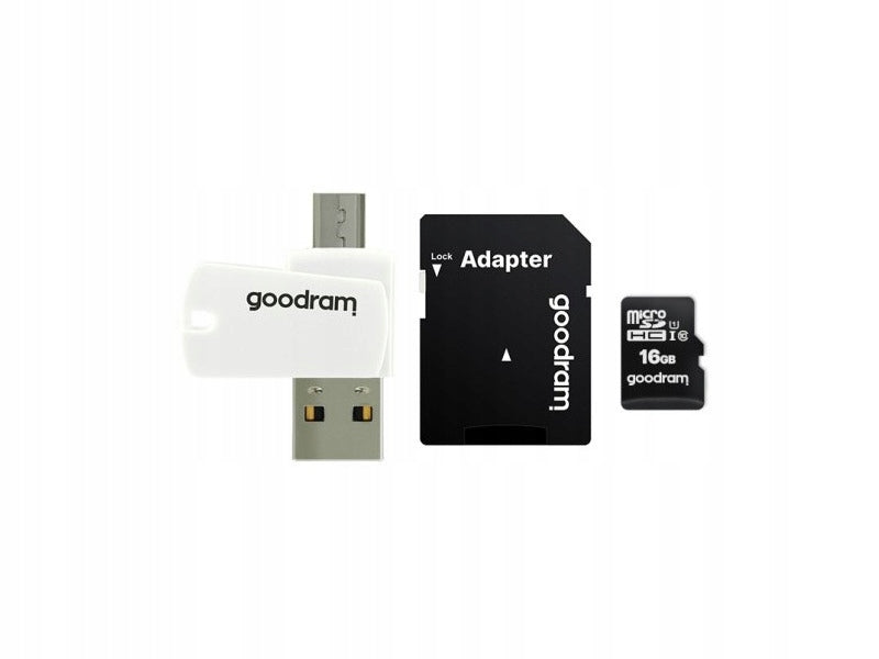 Memory card GOODRAM microSDHC 16GB Adapter
