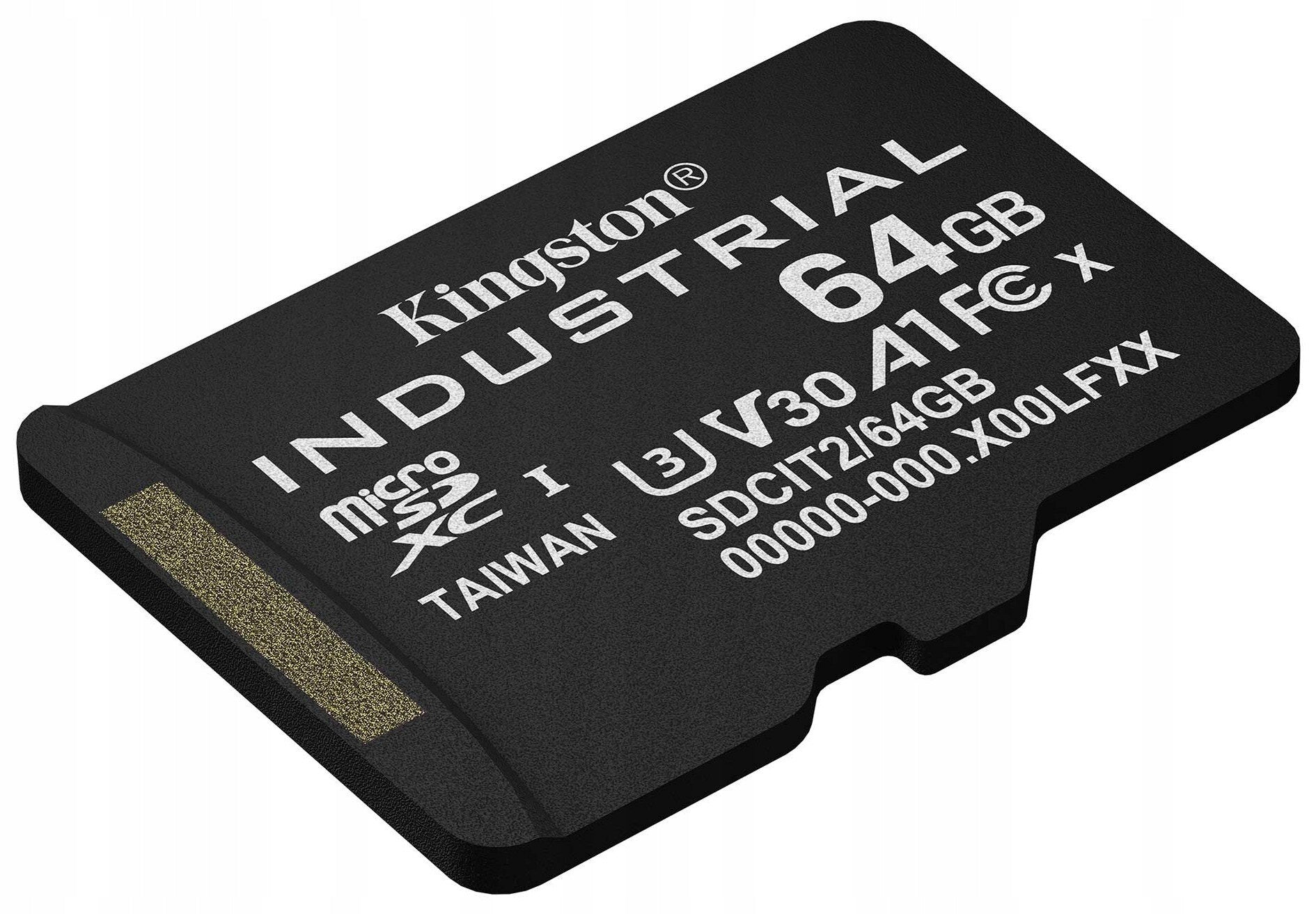 Memory card KINGSTON Industrial microSDXC 64GB Manufacturer Kingston