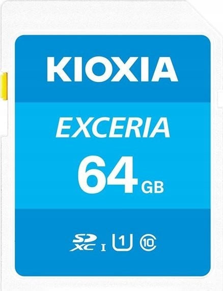 Memory card KIOXIA 64GB SD Exceria UHS I U1 SDXC 100MB/s 64GB EAN (GTIN) 4582563851467