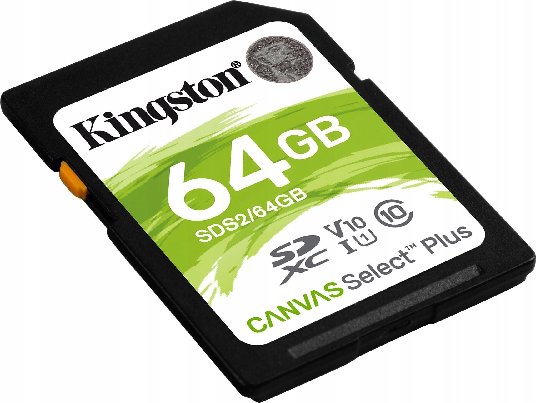 Memory card Kingston Canvas Select Plus SD 64GB UHS-I 100MB/s Class 10 Manufacturer Kingston
