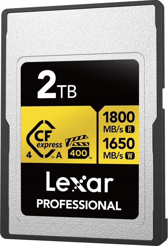 Memory card Lexar CFexpress 4.0 Gold 2TB Type A (R1800/W1650) Manufacturer code LCAEXG4002T-RNENG