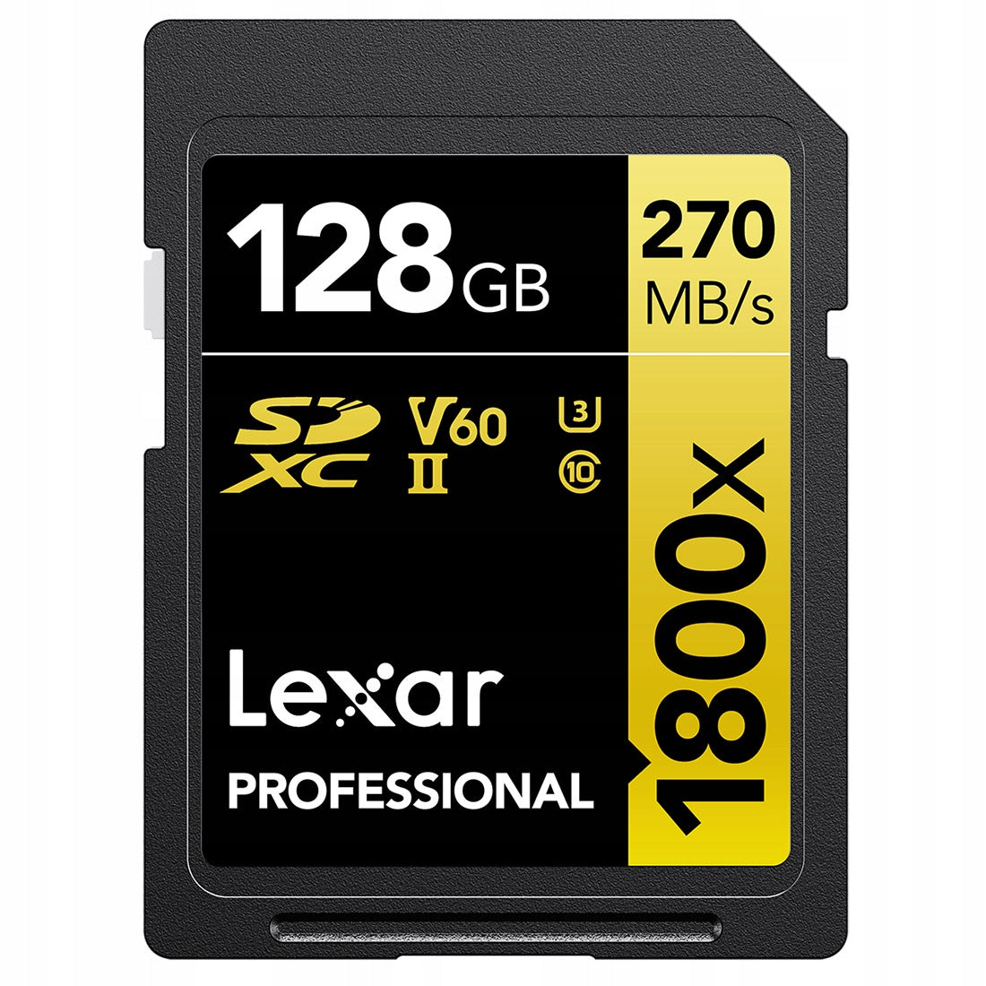 Memory card Lexar Pro 128GB 1800x U3 V60 UHS-II 2pack Packaging status original