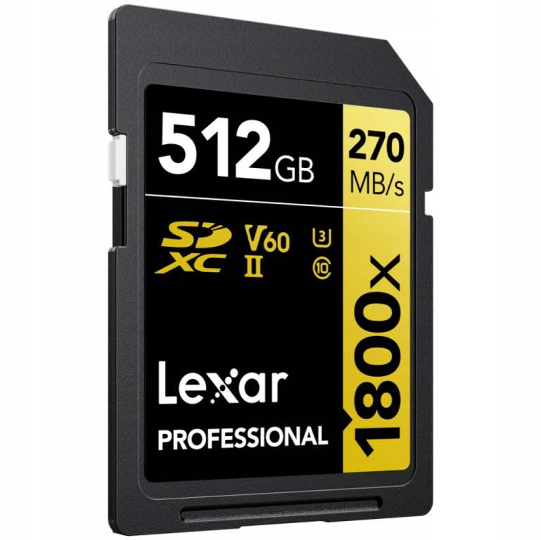 Memory card Lexar Pro 512GB 1800x U3 V60 UHS-II Manufacturer Lexar